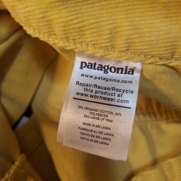 Patagonia Cord Stand Up shorts SZ 12 - Picture 7 of 9